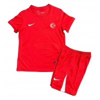 Maglia Calcio Turkey Seconda Divisa Bambino Europei 2024 Manica Corta (+ pantaloncini)